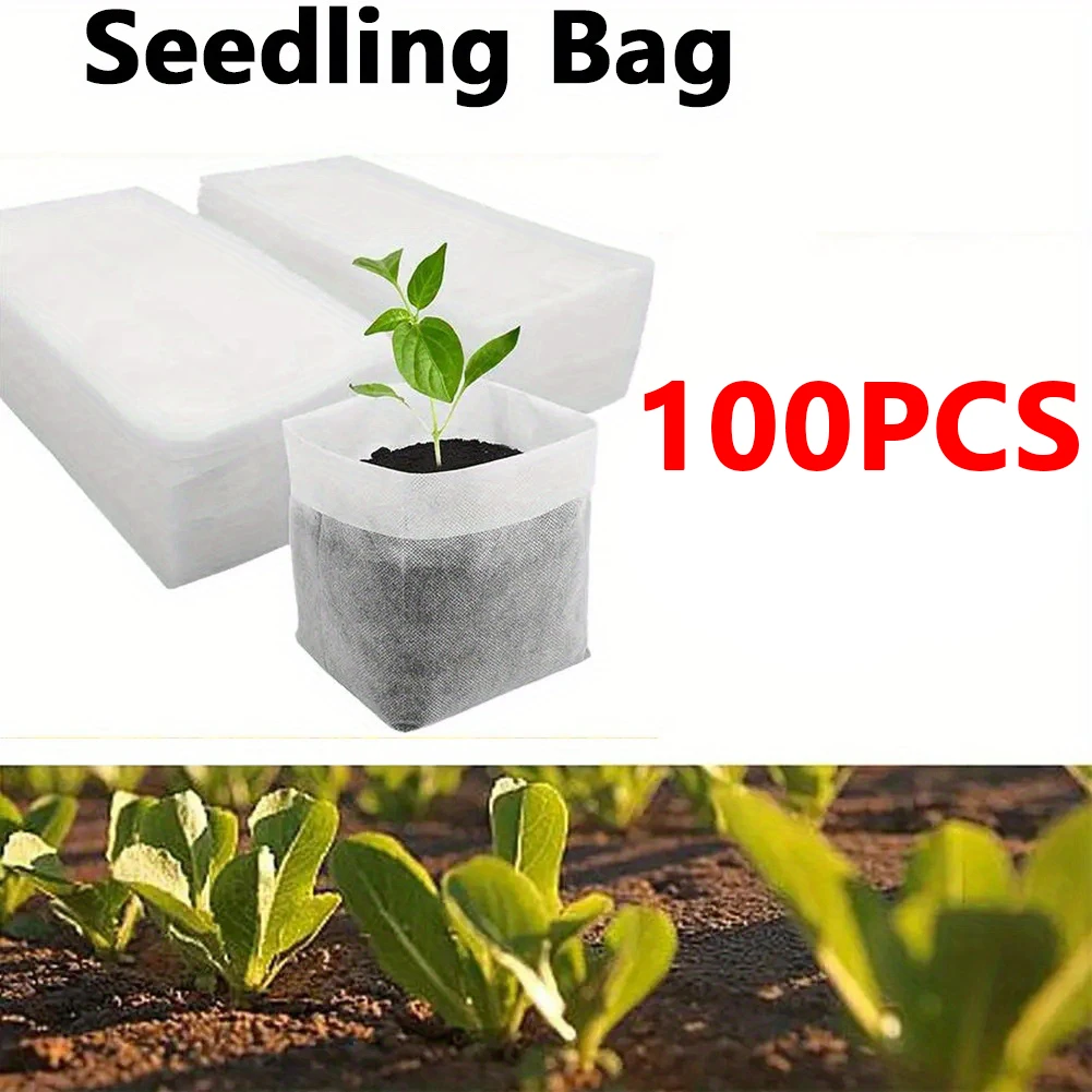 Seed Starter Tray - 100 sztuk biodegradowalnych torebek do szkółek