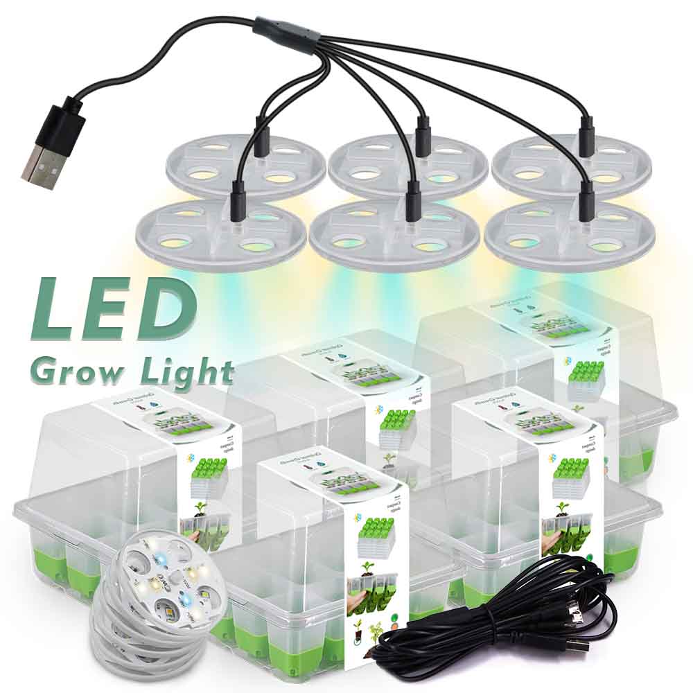 Seed Starter Tray - Zestaw oświetlenia LED do uprawy sadzonek