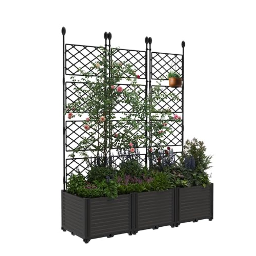 Raised Garden Bed - Zestaw 3 sztuk modułowych, podwyższonych lejek