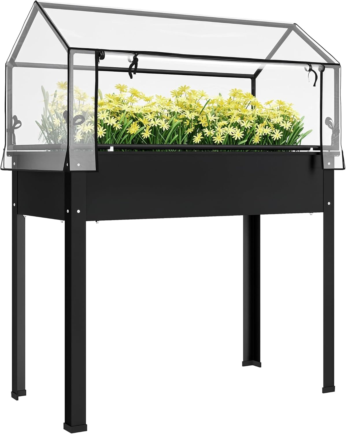Do użytku na zewnątrz - Czarna – Raised Garden Bed recenzja i cena