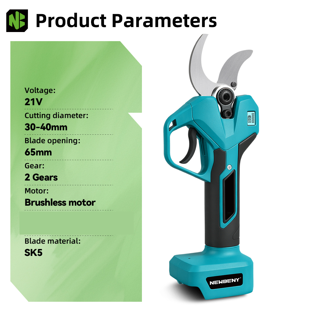 NEWBENY 65MM Akumulatorowe Ele – Pruning Shears recenzja i cena