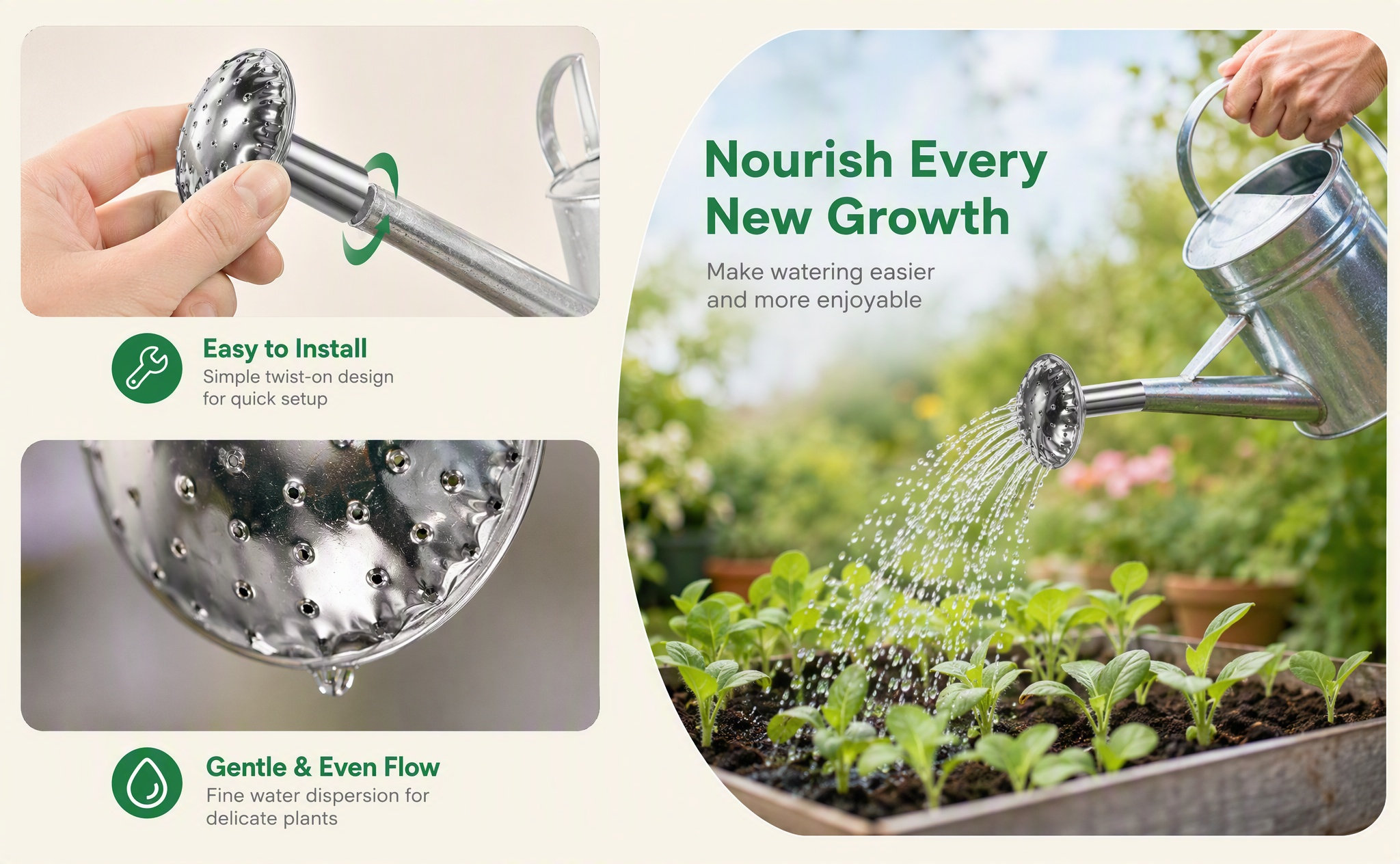 Głowica rozpylacza do konewki  – Watering Can recenzja i cena