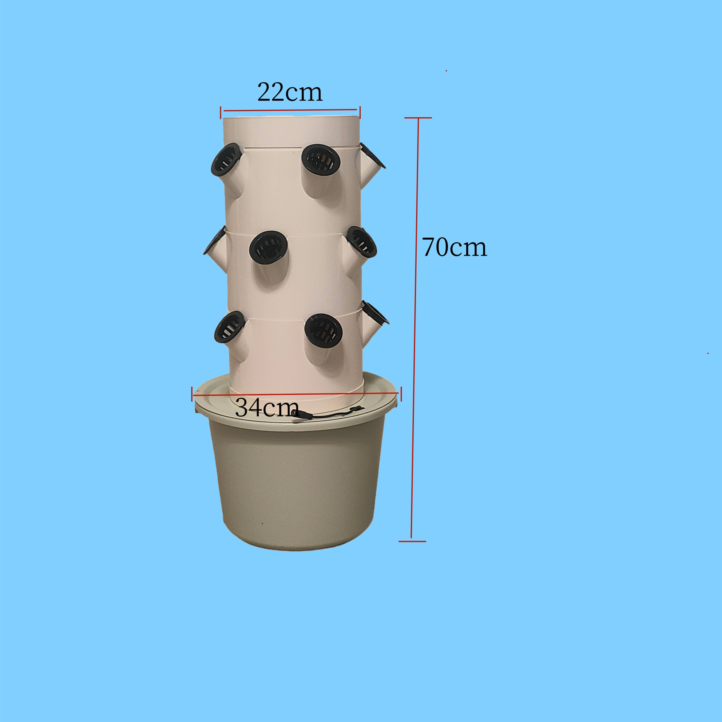 Pionowy system hydroponiczny d – Indoor Herb Garden recenzja i cena